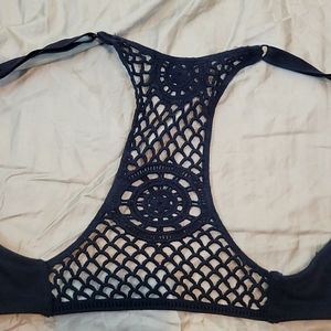 (2 for 25) Victoria's secret crochet front close racerback bra 36DD